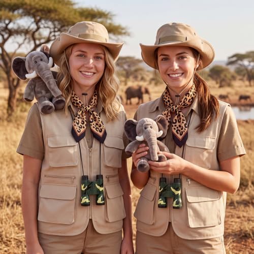 5 Pcs Safari Costume for Women Halloween Cosplay Outfit