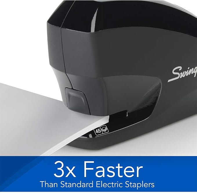 Swingline Electric Stapler, Speed Pro 45, 45 Sheet Capacity, Black (S7042155) | (Pack of 2)