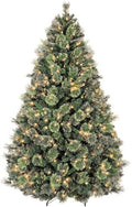 Hykolity 7.5 ft Prelit Christmas Tree with 450 Warm White LEDs