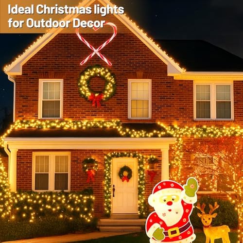 328FT Warm White Christmas Lights, 1000 LED Outdoor Xmas String Lights