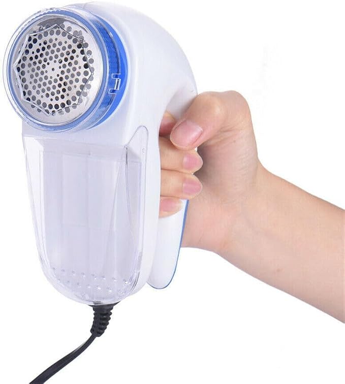 Electric Fabric Shaver & Lint Remover – Portable Sweater Defuzzer & Fuzz Ball Remover for Clothes, Blankets, Curtains, Couches & Upholstery | Instantly Restores Fabrics to a Like-New Look