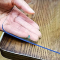 LovePads Clear Desk Mat 16x36 in, 1.5mm Thick Plastic Table Cover Protector