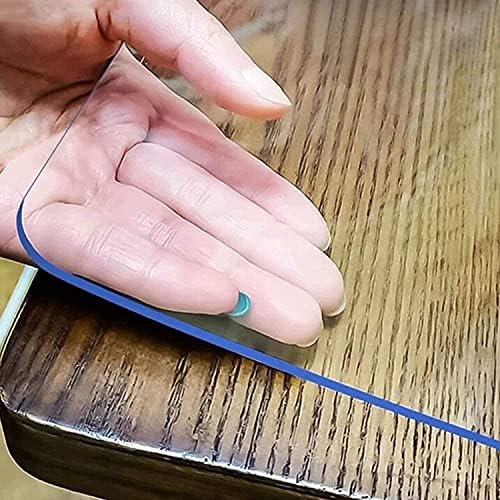 LovePads Clear Table Cover Protector 36 x 62 Inch, 1.5mm Thick Plastic Mat