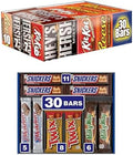 Hrshey and Mars Chocolate Full Size Variety Packs, Halloween Candy, 60 Count. PACKAGING WILL VARY