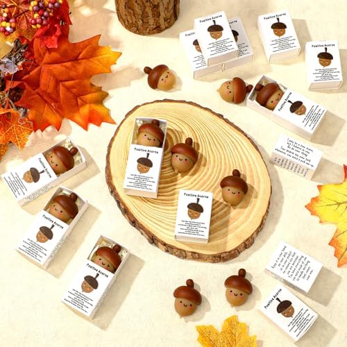 12 Sets Fall Acorn Gifts Thanksgiving Party Favors
