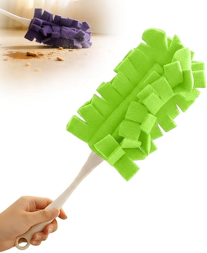 Duster Refills Reusable,2026 New 360° Fleece Duster Refills Set,Reusable Duster Pads Washable for Ceiling Fan Window Kitchen Floor Car (1, Green)