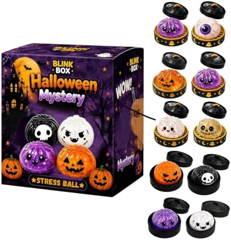 Halloween Dumpling Squishy Stress Relief Fidget Toys，#08-1pcs-3.35in