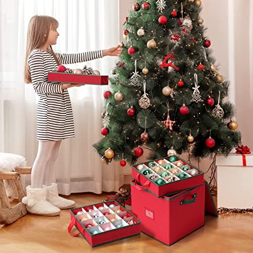 MaidMAX Ornament Storage Box, Christmas Ornament Storage, Ornament Storage