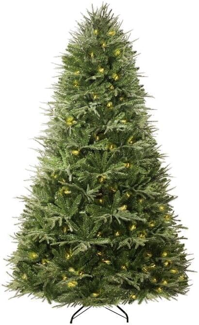 Naomi Home 6.5 ft Realistic Pre-Lit Christmas Tree, 400 Warm Lights