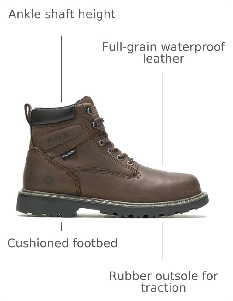 Wolverine Men's Floorhand Waterproof Soft Toe 6" Boot