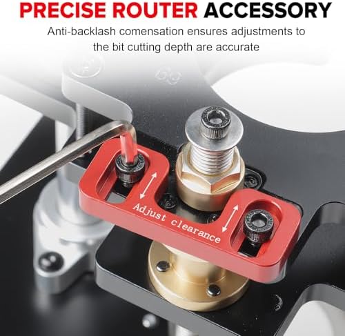 Router Lift, Precision Router Table Lift System, Durable Router Table Insert Plate, Router Lifts for Woodworking