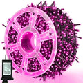 164 FT 500 LED Pink String Lights, Plug in Fairy Lights with 8 Modes, Waterproof Twinkle Light for Bedroom, Christmas Tree, Valentine's Day, Wedding Party, Halloween Decor