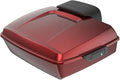 Advanblack Road Glide Tour Trunk Pack Hard Candy Hot Rod Red Flake Chopped Tour Trunk Pack Backrest Pad for '97-'25 Harley Touring Road King Street Glide Electra Glide CVO models