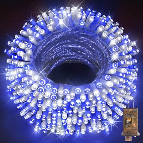 KNONEW 600ft 1500 LED Christmas Lights Outdoor String Light for Tree Decor