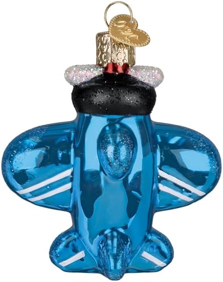 Old World Christmas Misfit Plane Tree Ornament