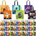 Sweetude 120 Pcs Halloween Tote Bags Bulk Halloween Trick Treat with Handle
