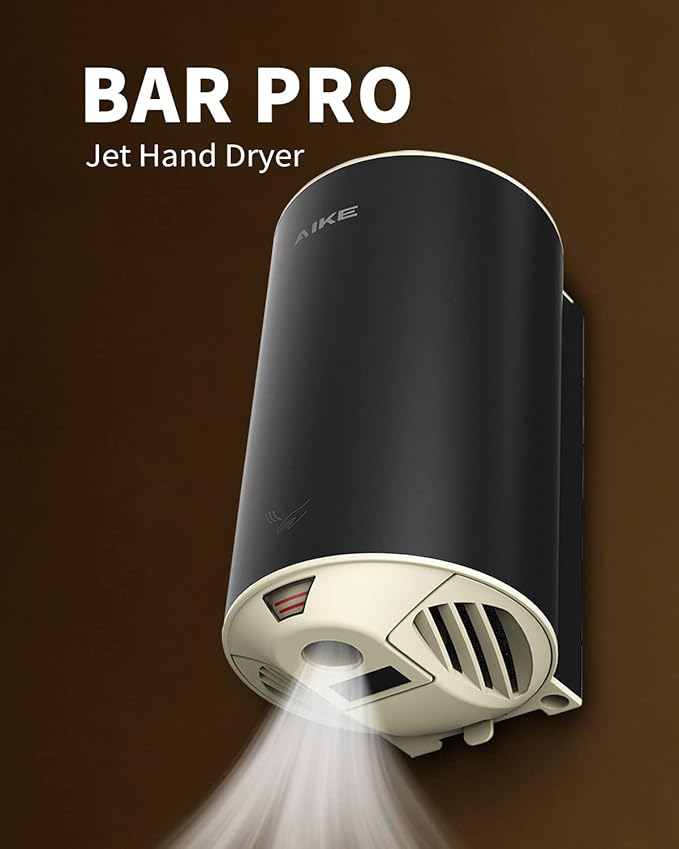 AIKE Air Focus Compact Hand Dryer UL Listed 120V 1350W Dark Beer Custom