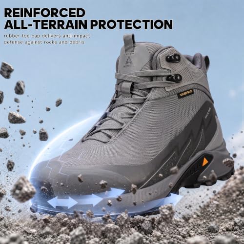 HUMTTO Men's Lightweight Waterproof-Pro Hiking Boots
