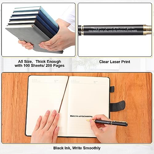 20 Pcs Employee Appreciation Gift Bulk Notebook Pen, Multicolor, Proud