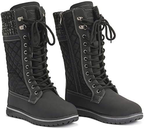 POLAR Womens Rain Thermal Warm Snow Winter Knee High Waterproof Boots
