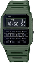 Casio CA-53WF-3B Calculator Green Digital Mens Watch Original New Classic CA-53, 43.2×34.4×8.2mm (CA-53WF-3BDF)