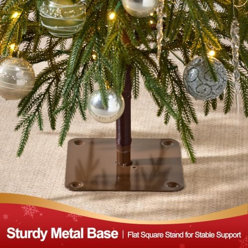 VeriNaTural 5ft Prelit Christmas Tree with Lights, Skinny Pencil Xmas Tree