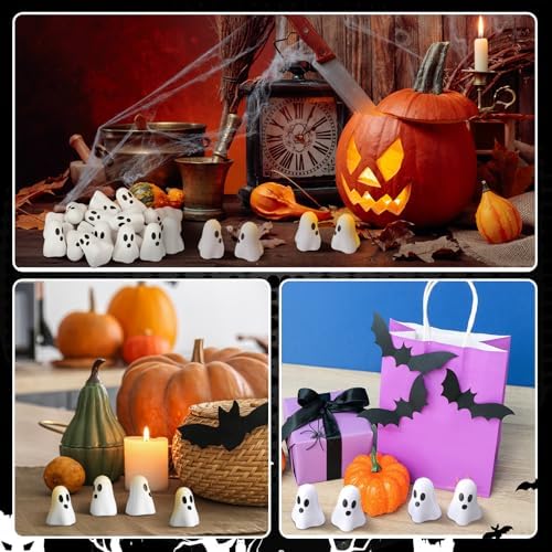 Wettarn 48 Pcs Halloween Ghost Balls Bulks, Ghost Toy.
