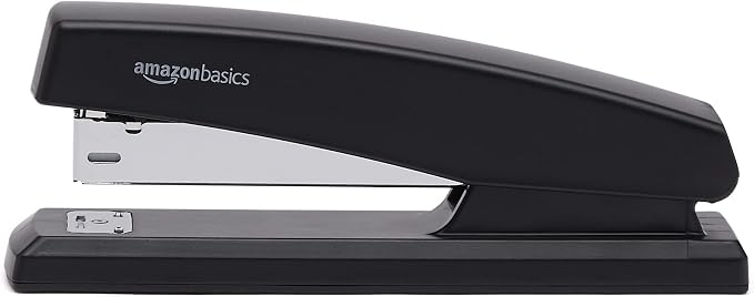 Amazon Basics Stapler Value Pack, 25 Sheet Capacity, Standard, with 3000 Staples and 3 Staple Removers, Black, 3-Pack
