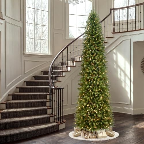 Puleo International 9ft Pre-Lit Fraser Fir Pencil Christmas Tree