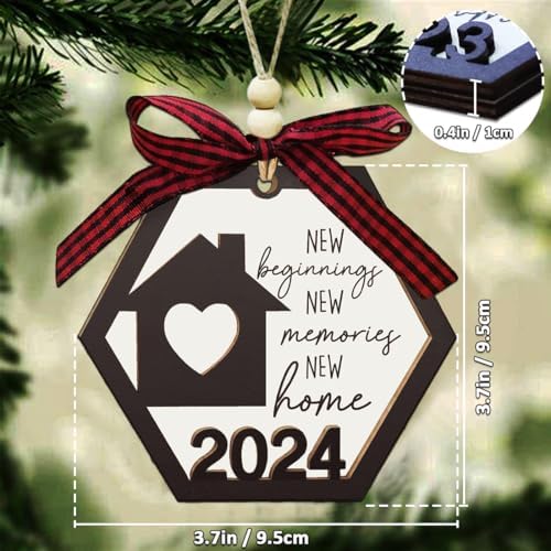 YXOTJHS 2024 House Warming Gift - First Christmas New Home Ornament