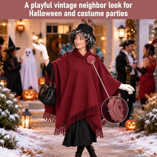10 Pcs Halloween Movie Pigeon Costume Set for Women