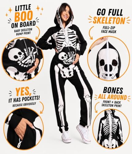 Tipsy Elves Skeleton Halloween Jumpsuit Costume for Women