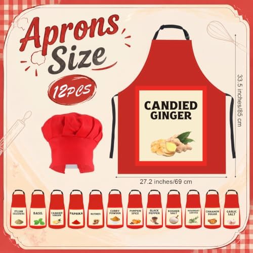 Halloween Spice Condiments Apron & Hat