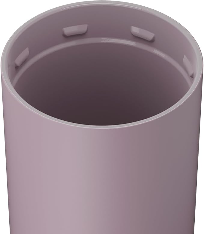 BrüMate Strova 18oz 100% Leakproof Insulated Coffee Mug | Ceramic-Lined Interior | Built-In Silicone Sleeve for Travel | Locking Flip Lid (Lilac Dusk)
