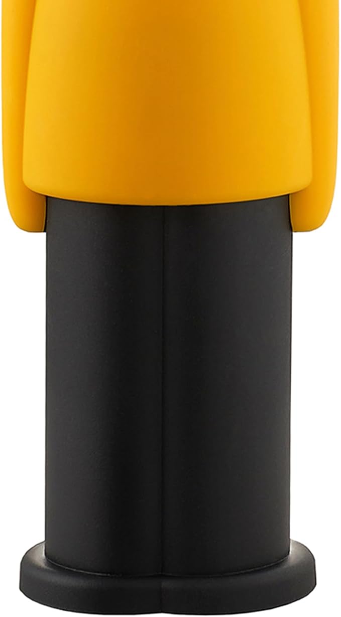 Alessi AM23 YB - Alessandro M. Corkscrew in thermoplastic resin, yellow and black and chrome plated zamak.