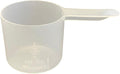 1/2 Cup (4 Oz. | 118.4 mL) Short Handle Plastic Measuring Scoop for Coffee, Protein Powder, Pet Food, Spices, Grains, Dry Goods – Food-Grade BPA-Free (Pack of 100)