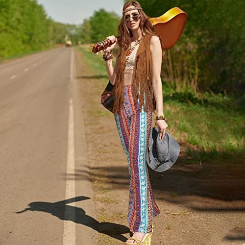 Leumoi 5 Pcs 60s 70s Costume for Women Disco Outfits