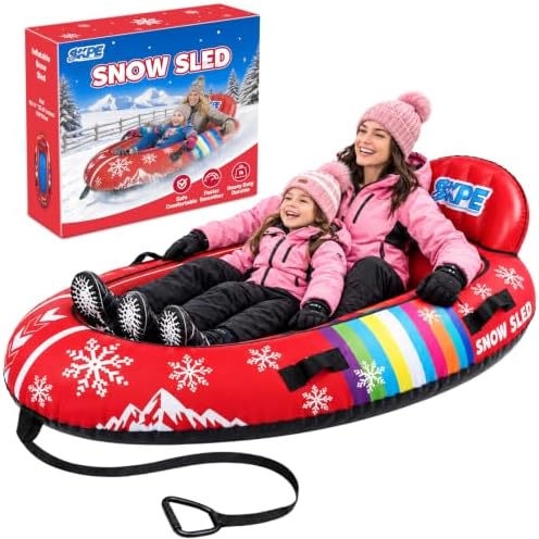 2 Person Snow Tube- Heavy DutyInflatable Snow Sled
