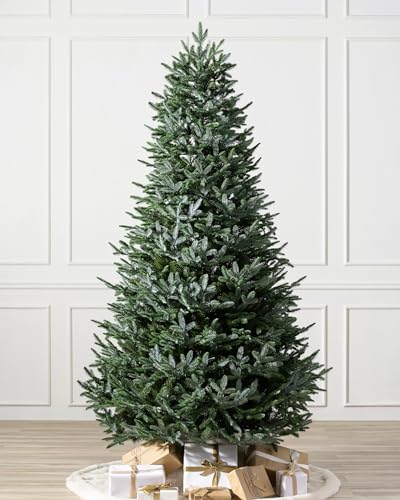 Balsam Hill European Silver Fir - Elegant Artificial Christmas Tree with True Needle Foliage Available Unlit or with LED Clear Lights, Unlit, 6'