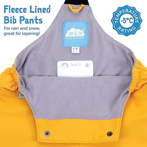 Jan & Jul Cozy-Dry Snow Bib Pants for Toddlers & Kids