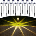 DenicMic Solar Garden Lights Outdoor Waterproof Warm White LED 15 Pack