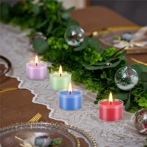 24 Pcs Christmas Advent Calendar Scented Tealight Candles