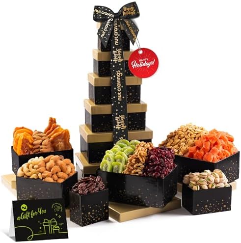 NUT CRAVINGS - Christmas Treats Tower - (12 Assortments)