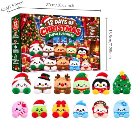 12 Days Advent Calendar 2026 Christmas Fun Dumpling for Adult Gifts