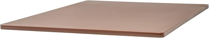 Winco 18"x24"x1/2" Cutting Board, Brown | Dishwasher safe, Stain resistant, Minimizes dulling, HACCP approved, Great for Charcuterie, Appetizers and Buffet Displays