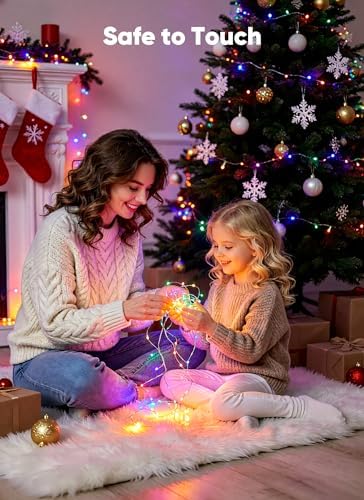 Brightown 12 Pack Multicolor Fairy Lights for Holiday Decor
