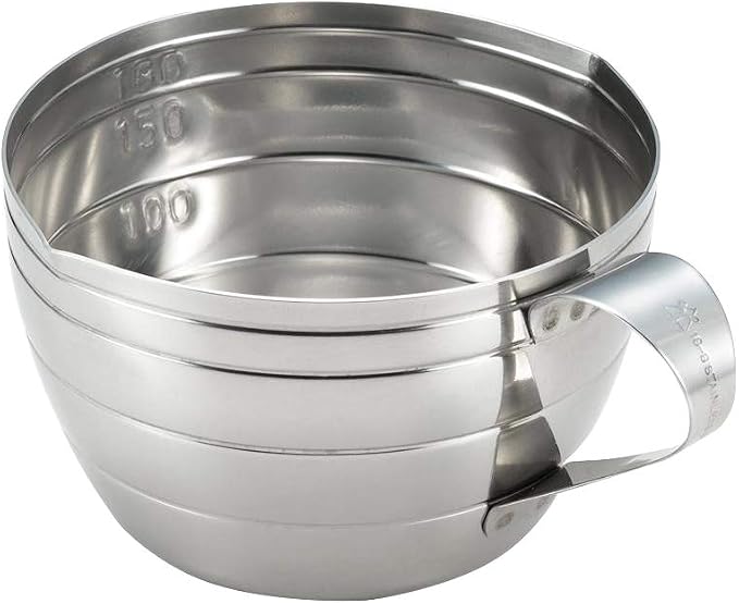Cooking Iroha YJ2771 Stainless Steel Measuring Cup, 6.8 fl oz (200 ml)