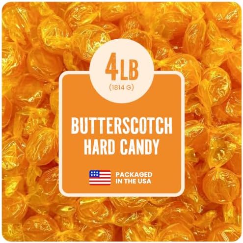 Cambie Butterscotch Hard Candy Individually Wrapped - 4 lbs Hard Candy