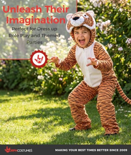 fun shack Tiger Costume Kids, Halloween Costumes for Kids
