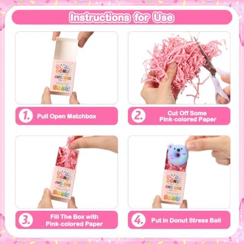 30 Sets Appreciation Gifts Donut Party Favors with Boxes